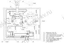 Схема подключения котла КВ без дымососа
